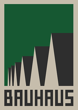 Bauhaus Geometric Art Print