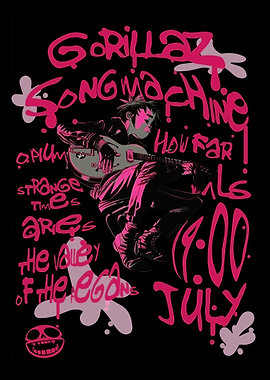 Gorillaz Song Machine Poster