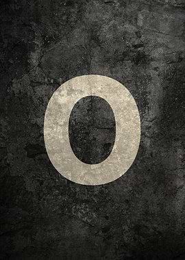 Monochrome Strength: The Letter O