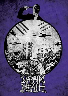 Napalm Death Band Poster