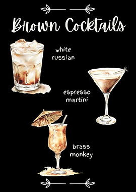 Brown Cocktail Collection