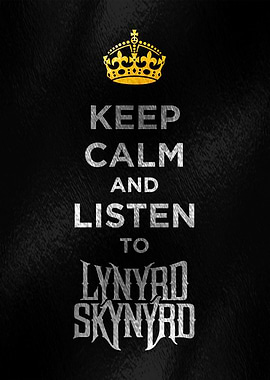 Lynyrd Skynyrd Keep Calm Poster