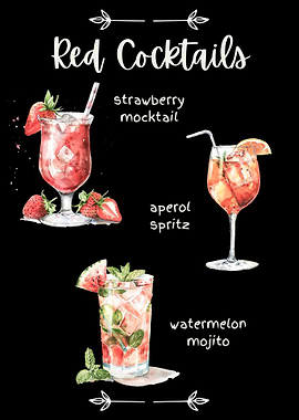 Red Cocktail Collection