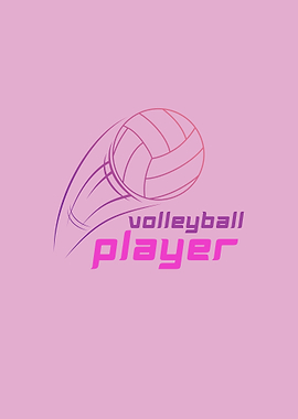 Volleyball Player Graphic