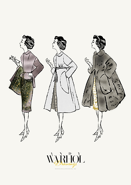 Warhol Drawings Poster | Fashion 3