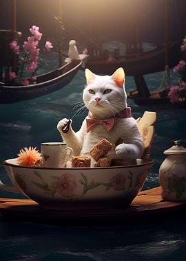 Cat in a Teacup