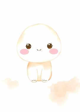 Cute Cartoon Mushroom