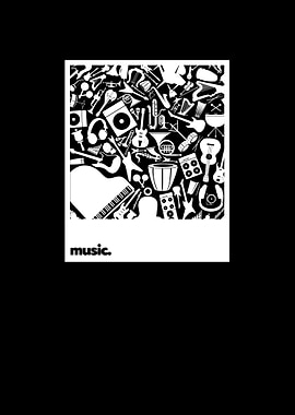 Music Instruments Collage