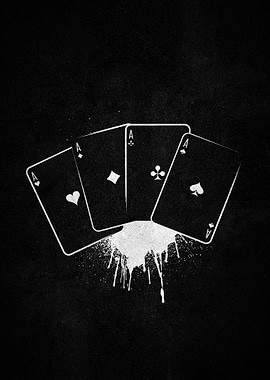 Four Aces Playing Cards
