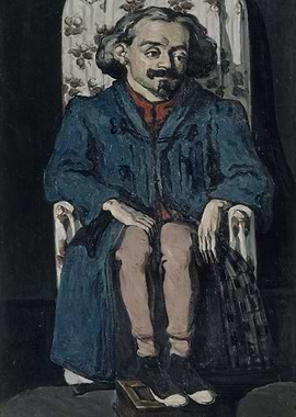 Portrait of a Man in Blue