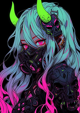 Cyberpunk Anime Girl