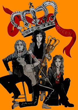 Queen Band Illustration