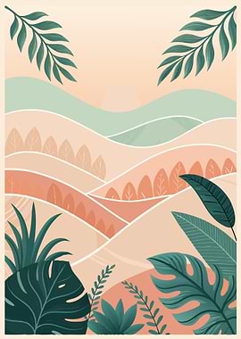 Tropical Hills Landscape