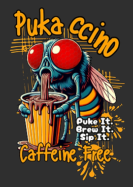 Caffeine Free Puka - Ccino Puke it. Brew it. Sip it.