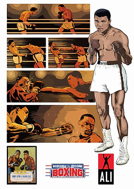 Muhammad Ali Boxing Art