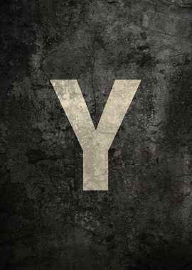 Monochrome Strength: The Letter Y