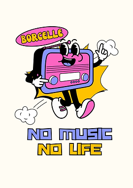 Radio Character Illustration