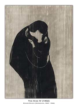 The Kiss IV by Edvard Munch