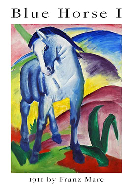 Blue Horse I (1911) by Franz Marc