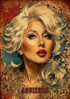 Aguilera Vintage Poster
