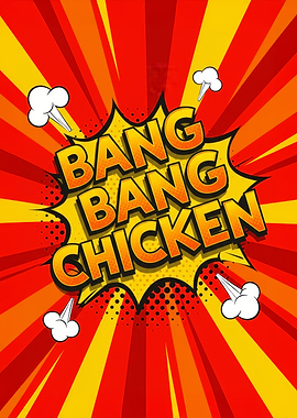 Bang Bang Chicken Comic Art