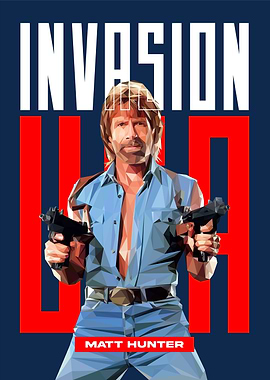 Chuck Norris Invasion Poster