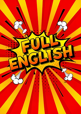 Full English Comic Speech Bubble