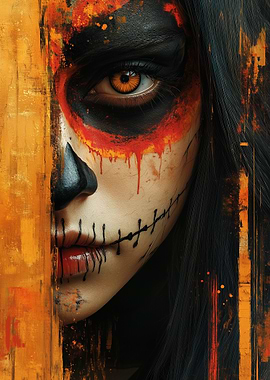 Hidden Day of the Dead Girl