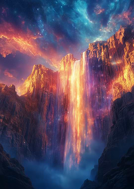 Cosmic Waterfall
