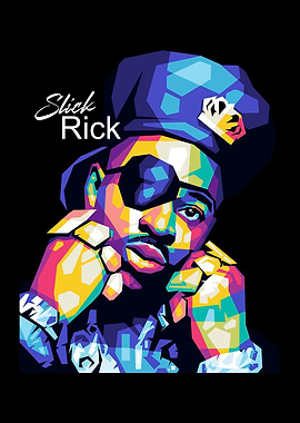 Slick Rick Pop Art Portrait