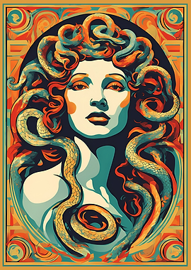 Medusa Art Print