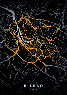 Bilbao City Map