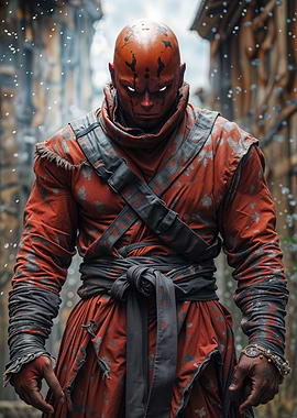 Warrior Monk Poster