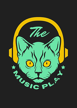 Cat Music Play Logo