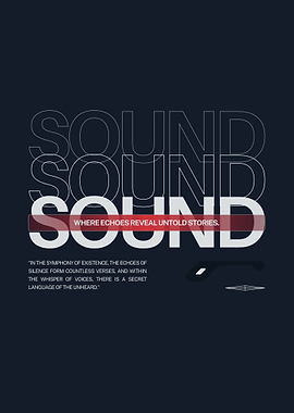 Sound Typography Poster