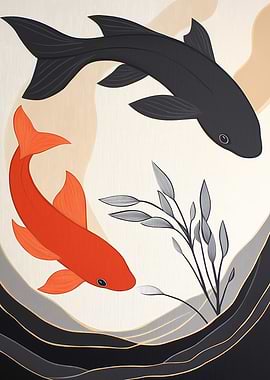 Koi Fish Painting