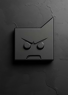 Angry Black Emoji