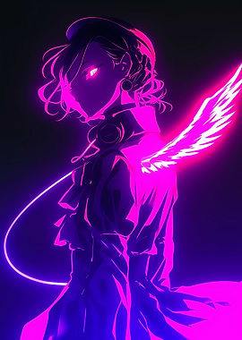 Neon Angel Girl