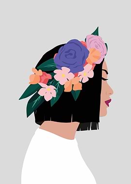 Floral Crown Woman