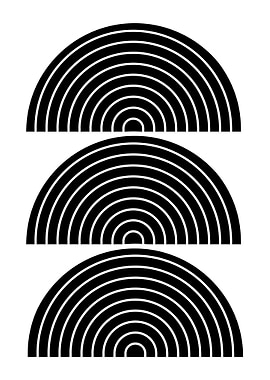 Black and White Rainbow Art