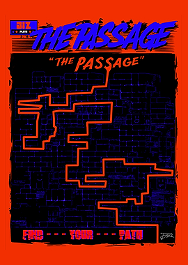 The Passage Trippy Maze Poster