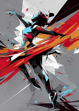 Abstract Figure in Dance