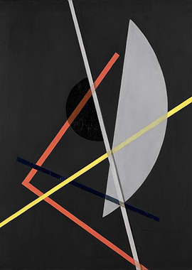 'E IV (Konstruktion VII)' (ca. 1922) by László Moholy-Nagy