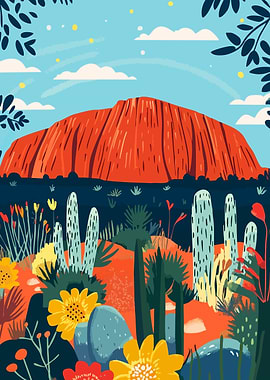 Uluru Australia Art