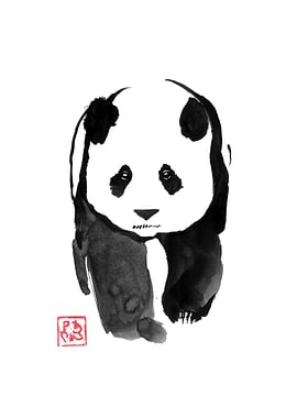 Ink Wash Panda