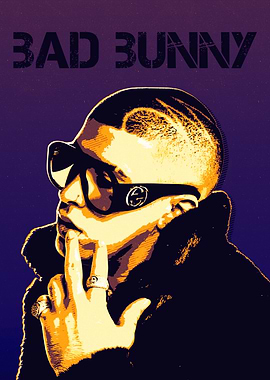 Bad Bunny Portrait