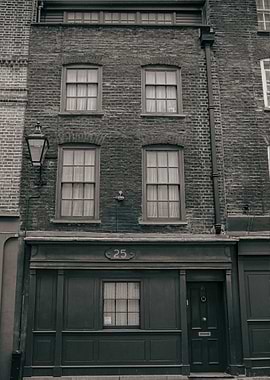 Old Brick Building Facade