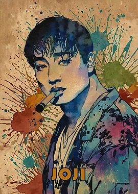 Joji Watercolor Portrait