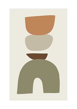 Abstract Shapes Wall Art