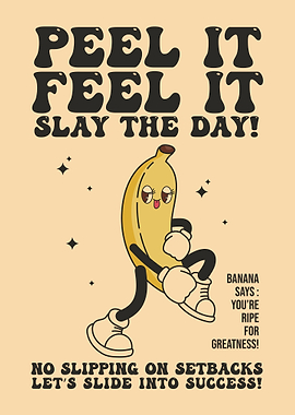 Banana Motivational Poster